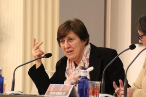 Daniela Leggio, del DIVCSVA, habló de la sostenibilidad de los institutos religiosos en la Jornada de Administración de la CONFER