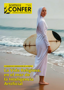 Portada de la Revista SomosCONFER 43 - La Vida Religiosa, en el mar de la inteligencia artificial