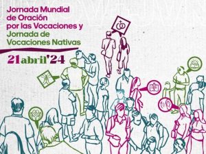 Cartel Jornada Mundial de Oración por las Vocaciones y Vocaciones nativas 2024