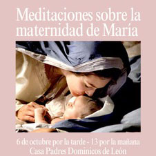 Cartel Meditaciones sobre la maternidad de María