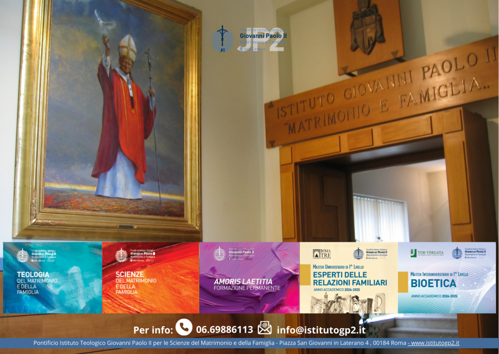 Programa del curso 24-25 del Pontificio Instituto Teológico Juan Pablo II