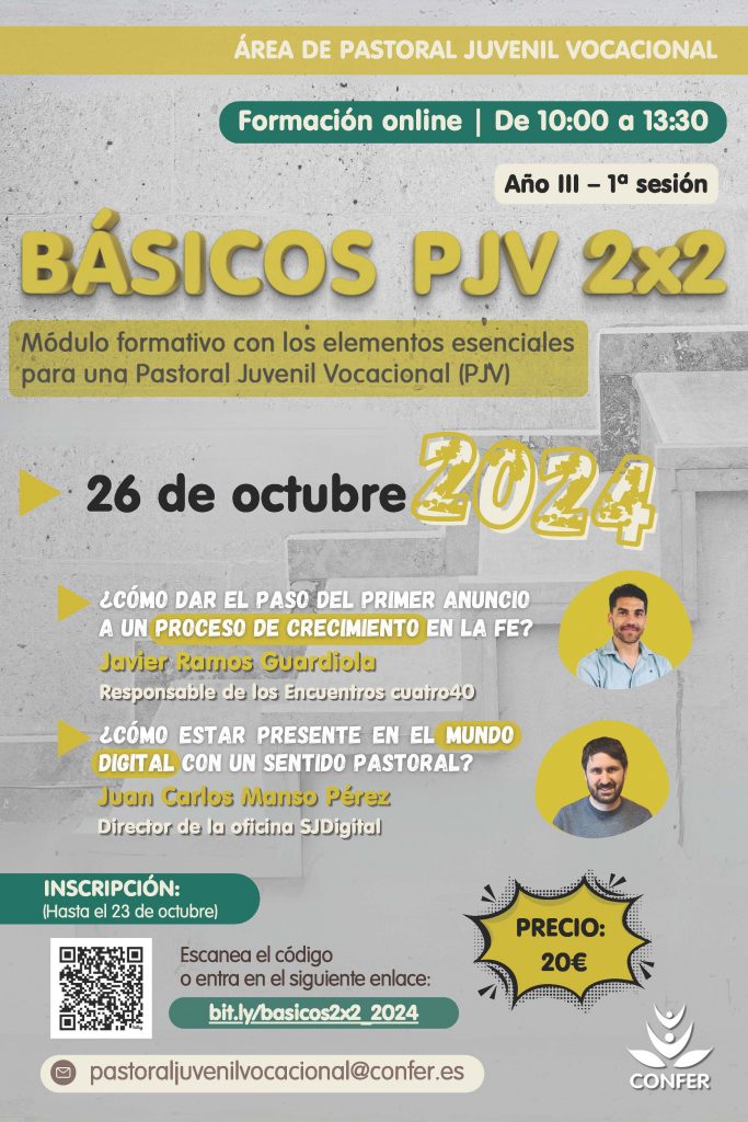 Cartel Primera Sesión Básicos PJV oct 2024