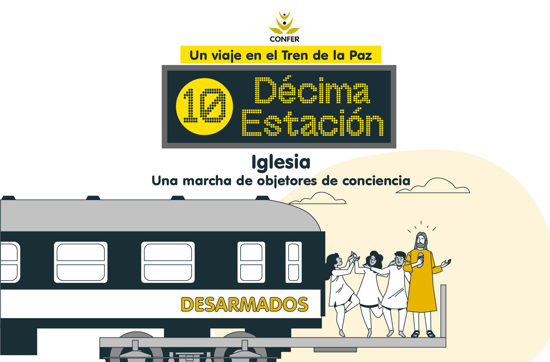 Décima estación de El Tren de la Paz