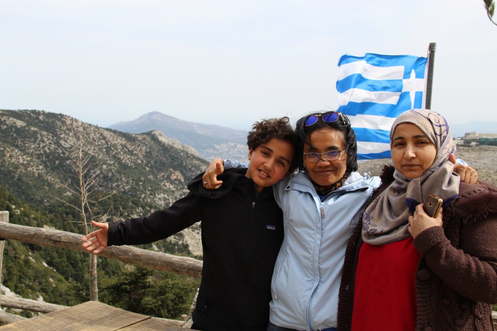 Imagen de Kana con su madre